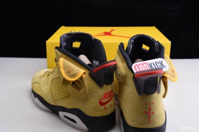 SCOTT YELLOW AIR 6 X TRAVIS JORDAN CN1084-300 0917